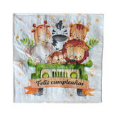 SERVILLETA ANIMALITOS X20 UNIDADES